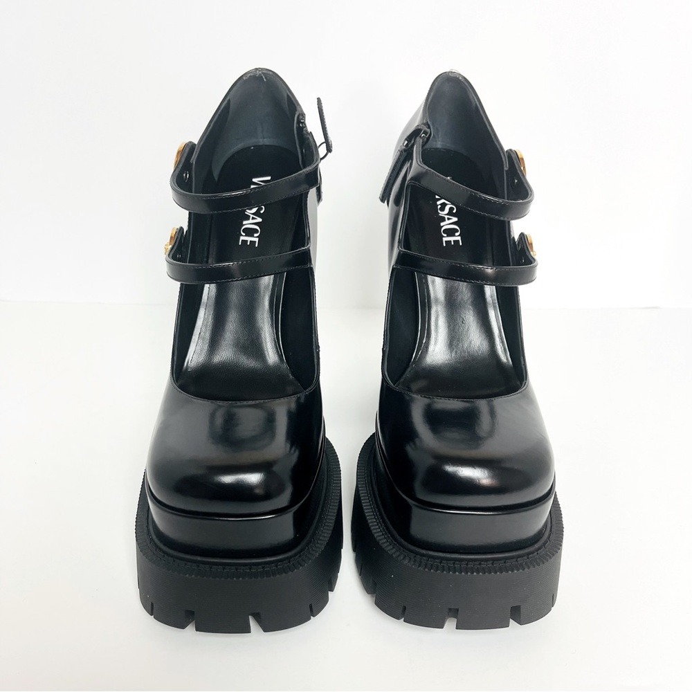 Versace Medusa Platform Mary Jane Pump Size 40EU